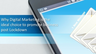 Why digital marketing is the ideal choice to promote business post lockdown