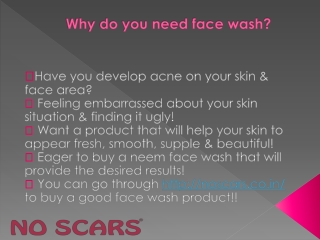 Why Do You Need Face Wash?