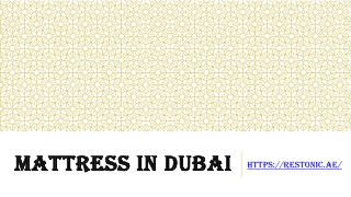 Mattress in Dubai