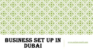 Business set up in Dubai