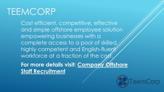 Offshore Hiring Services Philippines