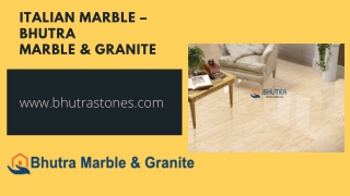 Italian Marble – Bhutra Marble & Granite