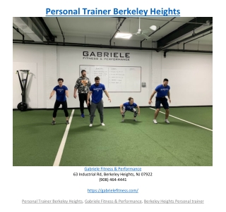 Personal Trainer Berkeley Heights