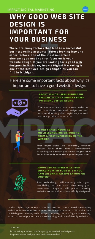 Why Good Web Site Design is Important for Your Business