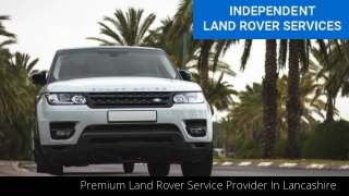 Land Rover Suspension Service in lancashire