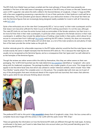 So You've Bought bts sweatshirt ... Now What?