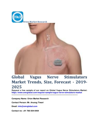 Global Vagus Nerve Stimulators Market Trends, Size, Forecast - 2019-2025