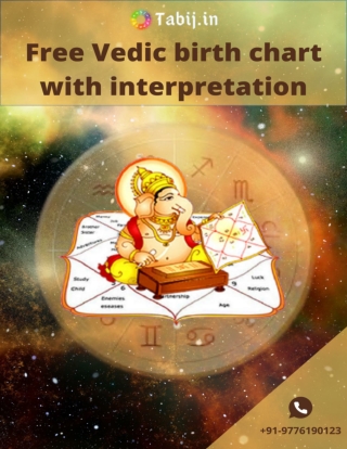 Accurate free Vedic birth chart with interpretation for victorious life