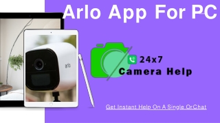 Arlo App For Windows Or Arlo App For MAC