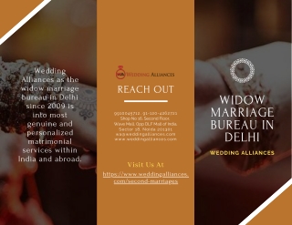 Top Widow Marriage Bureau in Delhi