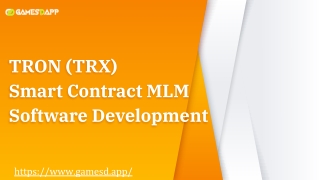 Start your MLM Business with TRON Smart Contract MLM Software