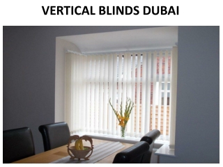 VERTICAL BLINDS DUBAI