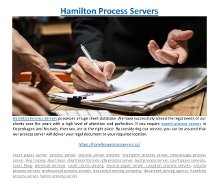 Hamilton Process Servers