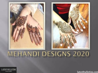 Mehandi designs 2020