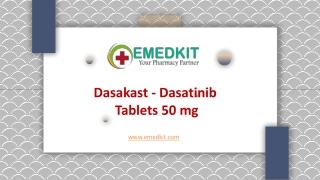 Dasatinib Tablets 50 mg Online from India - Dasakast