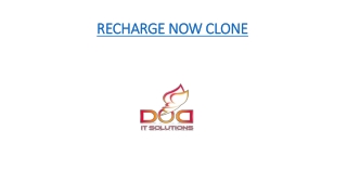 RECHARGE NOW CLONE | Recharge now Php Script | DOD IT Solutions