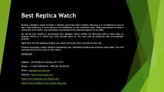 Best Replica Watch