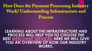 How Does the Payment Processing Industry Work?