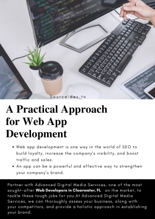 A Practical Approach for Web App Development