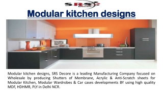 Modular kitchen designs