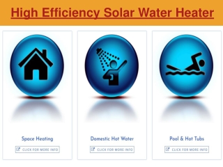 High Efficiency Solar Water Heater