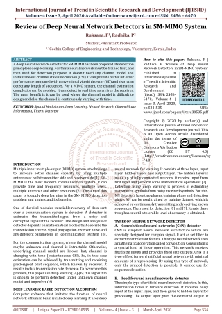 Review of Deep Neural Network Detectors in SM MIMO System