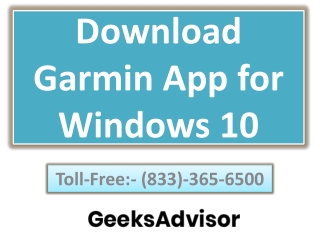 Download Garmin App for Windows 10