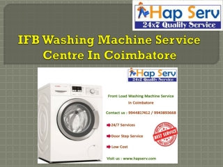 IFB Washing Machine Service Centre in Coimbatore