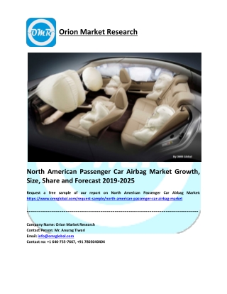 North American Passenger Car Airbag Market Research and Forecast 2019-2025