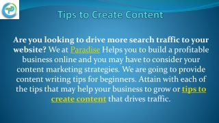 Tips to Create Content | Advantages & Disadvantages of Content Marketing