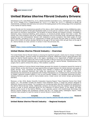 Uterine Fibroid Industry Research Report - U.S. Forecast to 2025