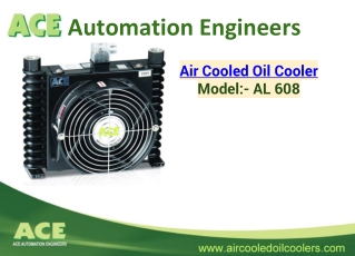 Air Cooled Oil Cooler - AL 608 by ACE