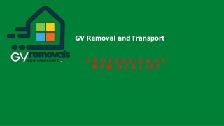 House removals service: Gv Removal and Transport