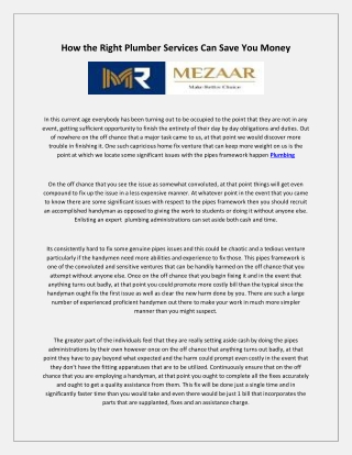 Emergency plumber Dubai|mezaar.ae