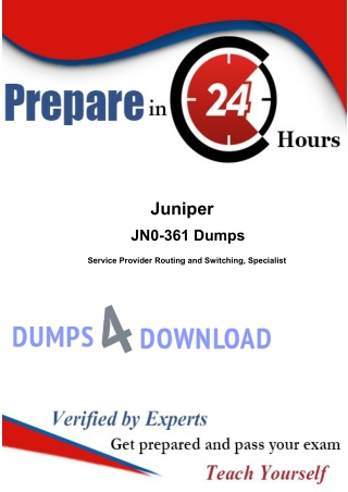 Latest JN0-361 Exam PDF - Valid & Updated JN0-361 Dumps | Dumps4Download