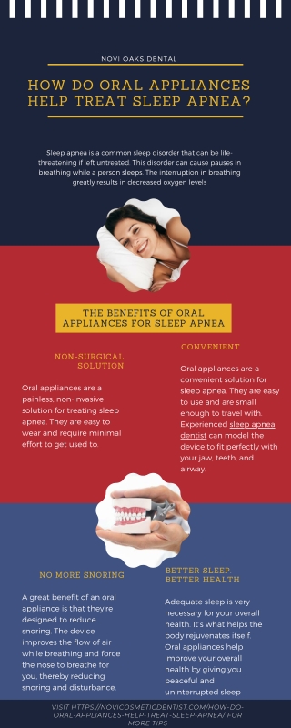 How Do Oral Appliances Help Treat Sleep Apnea?