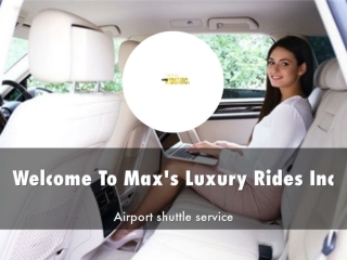 Detail Presentation Max's Luxury Rides Inc