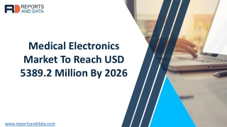 Medical Electronics Market Gross Margin and forecasts to 2027