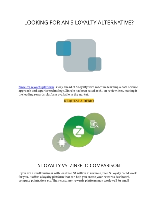 S Loyalty Rewards Program Alternative - Competitors