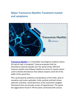 what is Transverse Myelitis