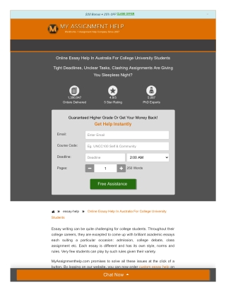 Essay Expert Help Australia - My Assignment Help
