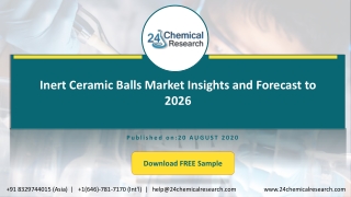 Inert Ceramic Balls Market Insights and Forecast to 2026
