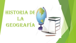 HISTORIA DE LA GEOGRAFÍA