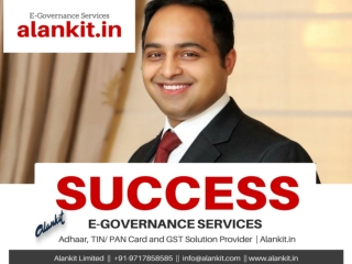 Best E-Governance Services & Solutions Provider in India - Alankit.in