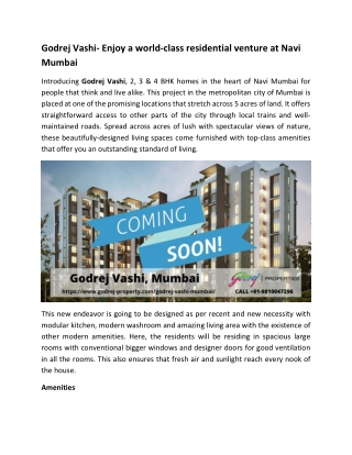 Upcoming Residential Project In Mumbai