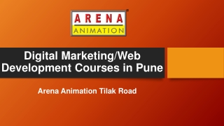 Digital Marketing - Web Development Courses in Pune – Arena Animation Tilak Road