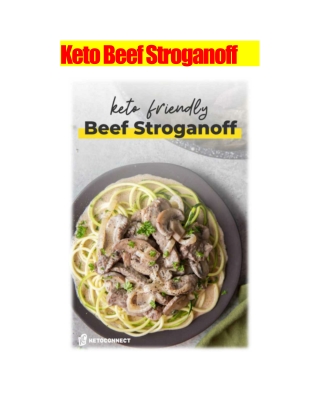 Keto Beef Stroganoff