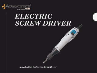 Buy Electric Screwdrivers Online at Best Prices