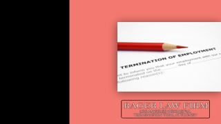 Wrongful Termination Cases Handled by Rager Law Firm