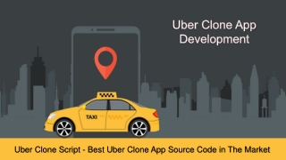 Uber Clone Script - Best Uber Clone App Source Code